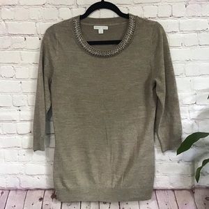 New York & Co Classy Career Casual Studded Sweater